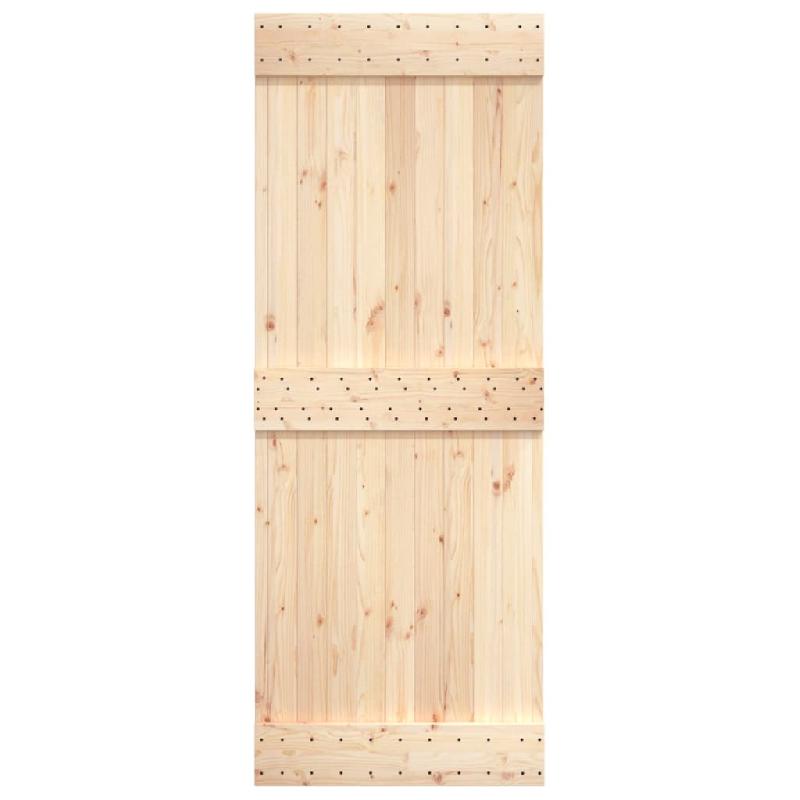 Vidaxl porte narvik 85x210 cm bois massif de pin 154432_3