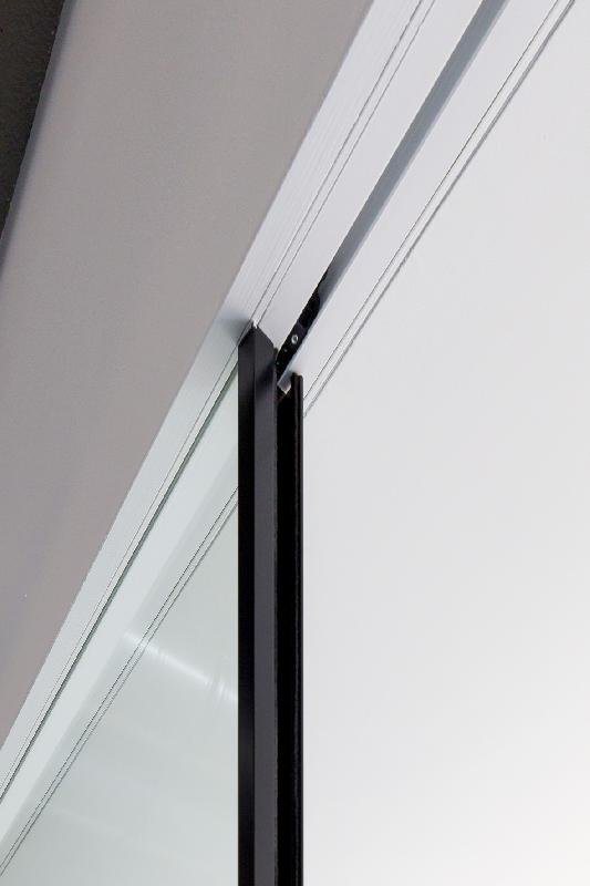 Porte coulissante DS - Minimaliste avec verre de sécurité - Profilés en aluminium_3