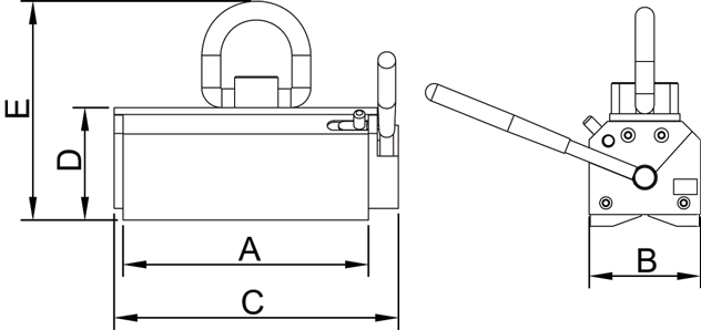 Aimant de levage - Elift 300 - Compact, robuste et polyvalent pour charges jusqu'à 300 kg_3