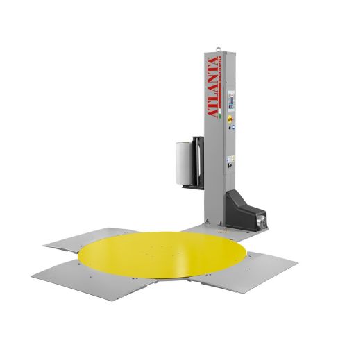 Eva FM - Banderoleuse semi-automatique à plateau tournant - Sylmod SARL - Dimensions : 1000x1200 mm - Hauteur de banderolage 2100 mm_3