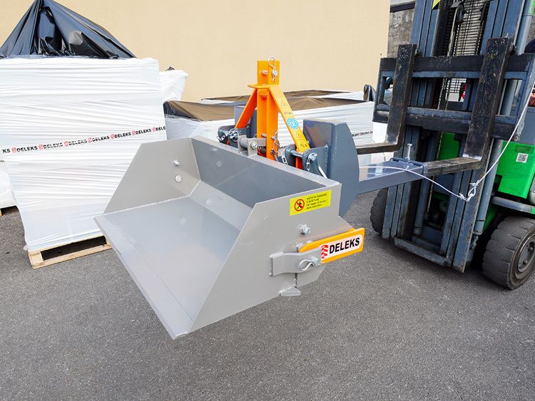 Prm-100-lm - godet pour chariot élévateur - deleks - volume de charge : 0.20 m3_3