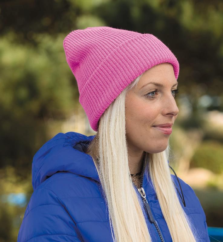 Bonnet Core Softex - Réf: RC031X - 100% acrylique, tricot doublé, style bonnet long, marque Result_3