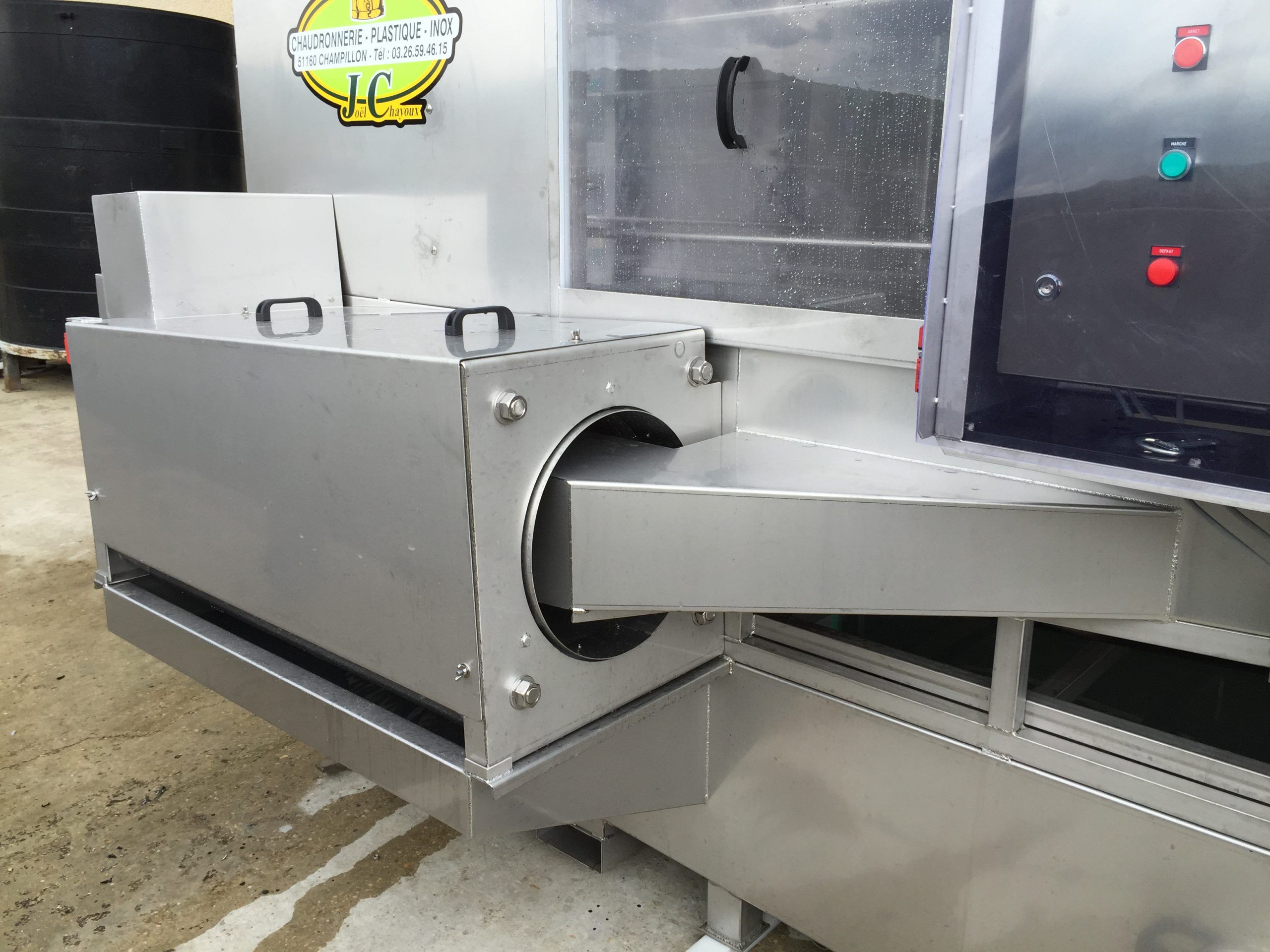 LCIGC - Laveuses industrielles alimentaires - SAS Chayoux - 1100 kg - Grande cadence en acier inoxydable_3