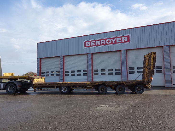 Remorque porte-engins NICOLAS - Référence 6194 - 4 essieux directionnels hydrauliques - PTC 68,20T_3