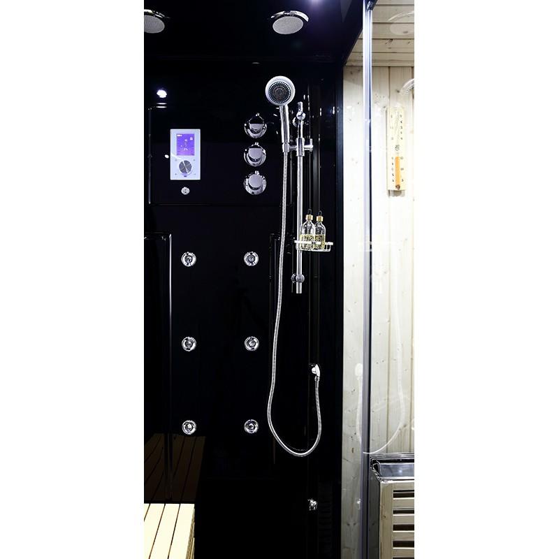 SAUNA DOUCHE HAMMAM BOREAL® SH180-D BLACK DROITE_3