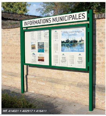 Vitrine d'extérieur majestueuse et intemporelle - épaisseur 75 mm - 10000_3