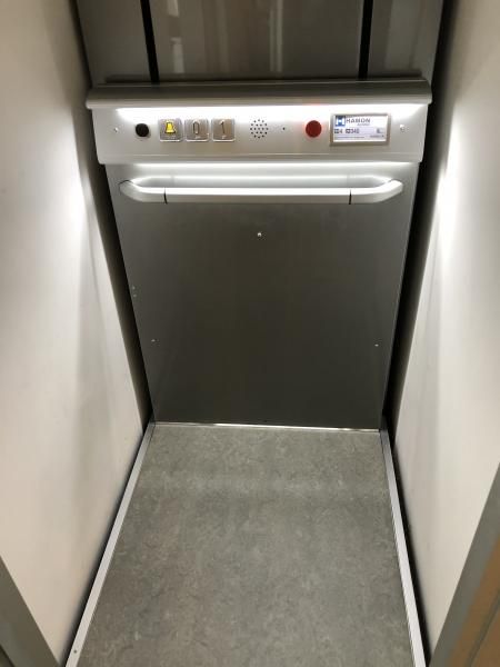 Ascenseur privatif autoportant - Hamon - Charge 340-400 kg - Course max 3,6 m - Norme EN 81-41_3