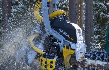 27RH-II Tête d'abattage - Kesla - largeur tête ouverte 1670mm - modèle léger et compact pour abatteuses et excavatrices_3