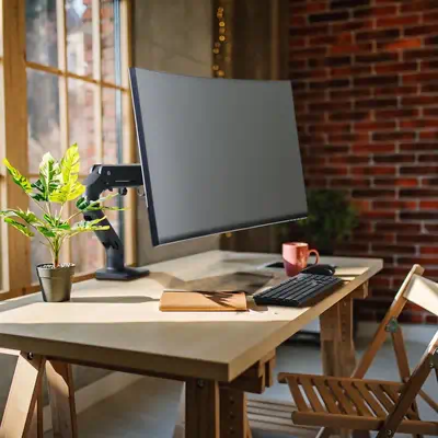 Ergotron HX Series 45-475-224 support d'écran plat pour bureau 124,5 cm (49