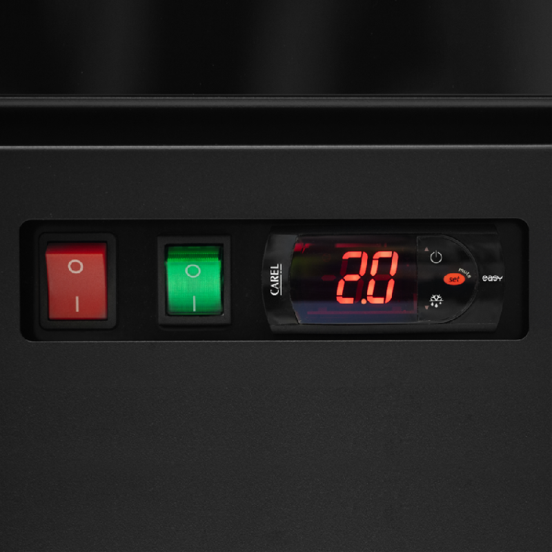 Réfrigérateur vitré - gamme Atom Maxi - 1 à 3 portes vitrées - froid positif ou négatif_3