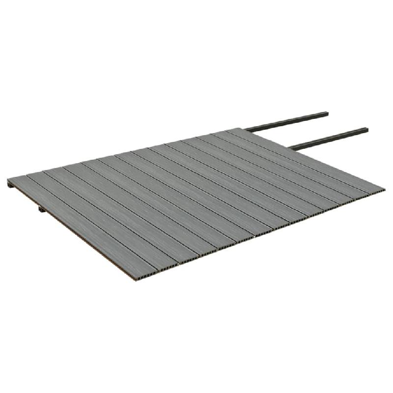 Vidaxl panneaux de terrasse et accessoires wpc marron/gris 35 m² 4 m 3070475_3