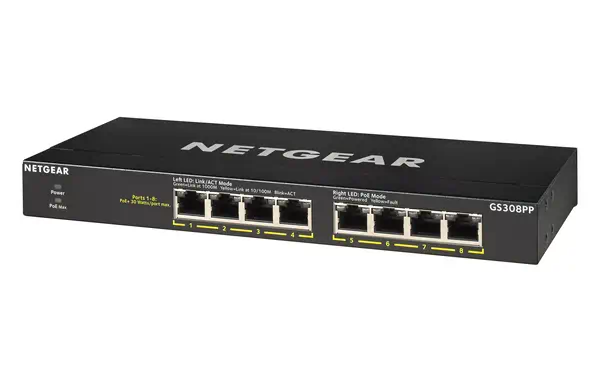 NETGEAR GS308PP Non-géré Gigabit Ethernet (10/100/1000) Connexion Ethernet, supportant l'alimentatio_3