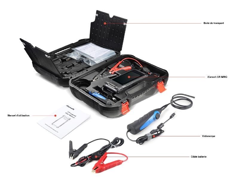Valise diagnostic automobile multimarques icarsoft cr legend testeur batterie_3