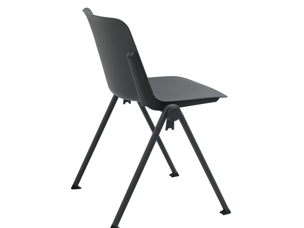 Chaise d'accueil multi-usage MIA - design élégant et moderne, 4 pieds empilables, 3 couleurs disponibles_3