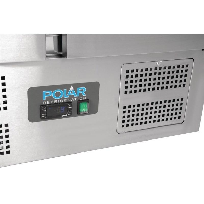 Comptoir de préparation réfrigéré à pizzas 288L Polar Série G G603 Polar_3