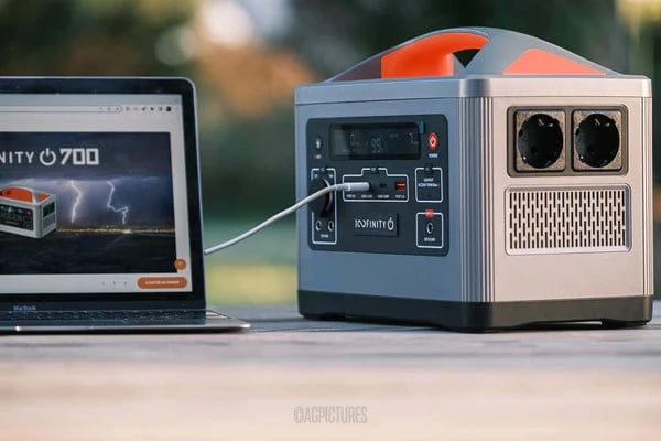 INFINITY Station d'énergie 700W + Panneau solaire 120W_3