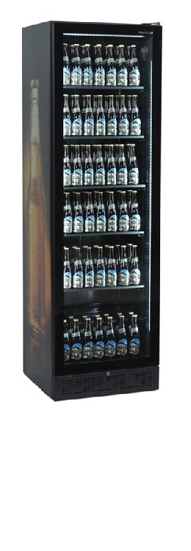 Vitrine réfrigérée noire scu1425 frameless TEFCOLD_3