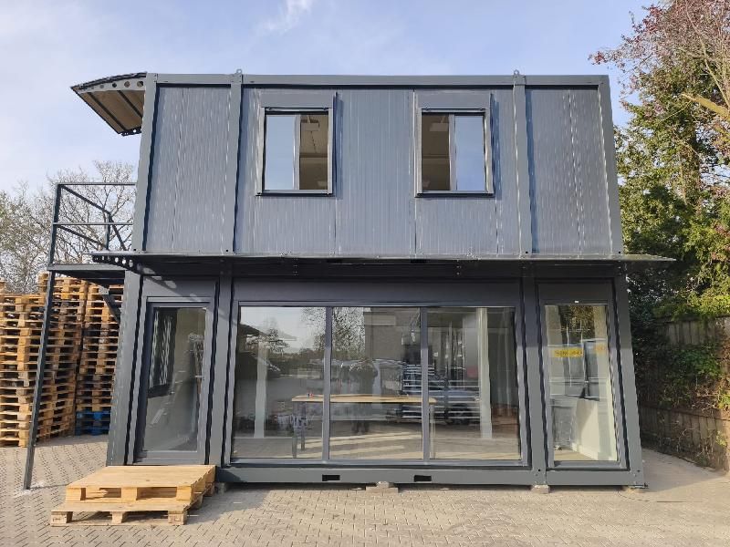 Conteneur de bureau modèle MODULHAUS - Solution modulaire haut de gamme avec excellente isolation et flexibilité maximale_3