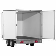 PM1720 - Remorque fourgon en bois Saris - 2000 kg - Double essieu - Freinée - 330x170 cm_3