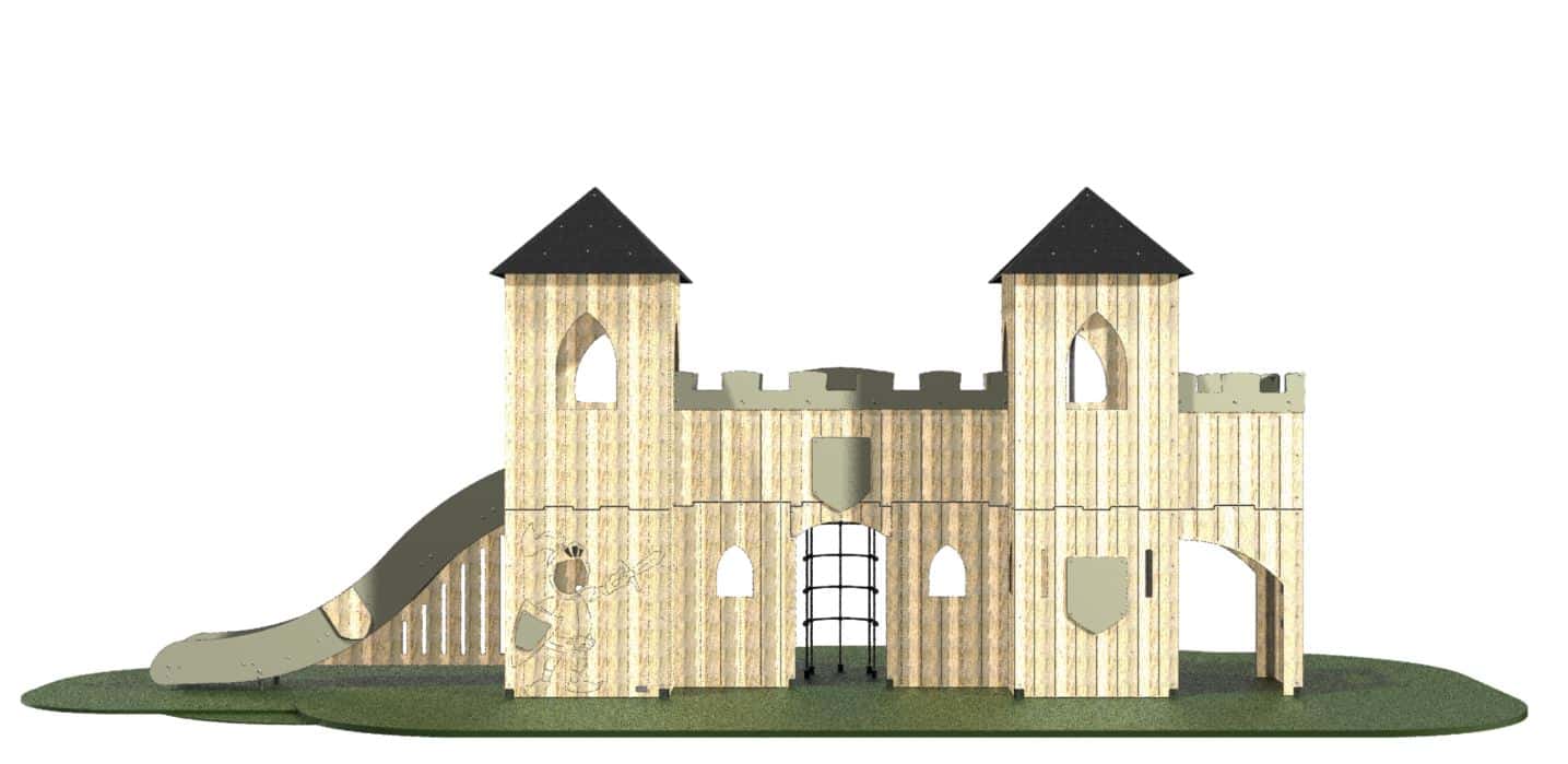 Structure multi-activités métallique forteresse - 1kasp0020-c - Ludoparc - 3 tours avec ossature inox, planchers à 150 cm_3