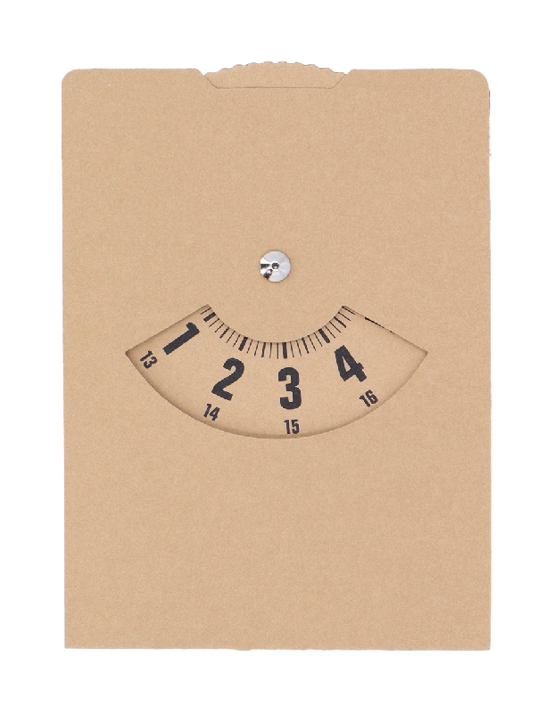 Disque de stationnement en papier kraft - impression incluse - minimum 100 pièces_3