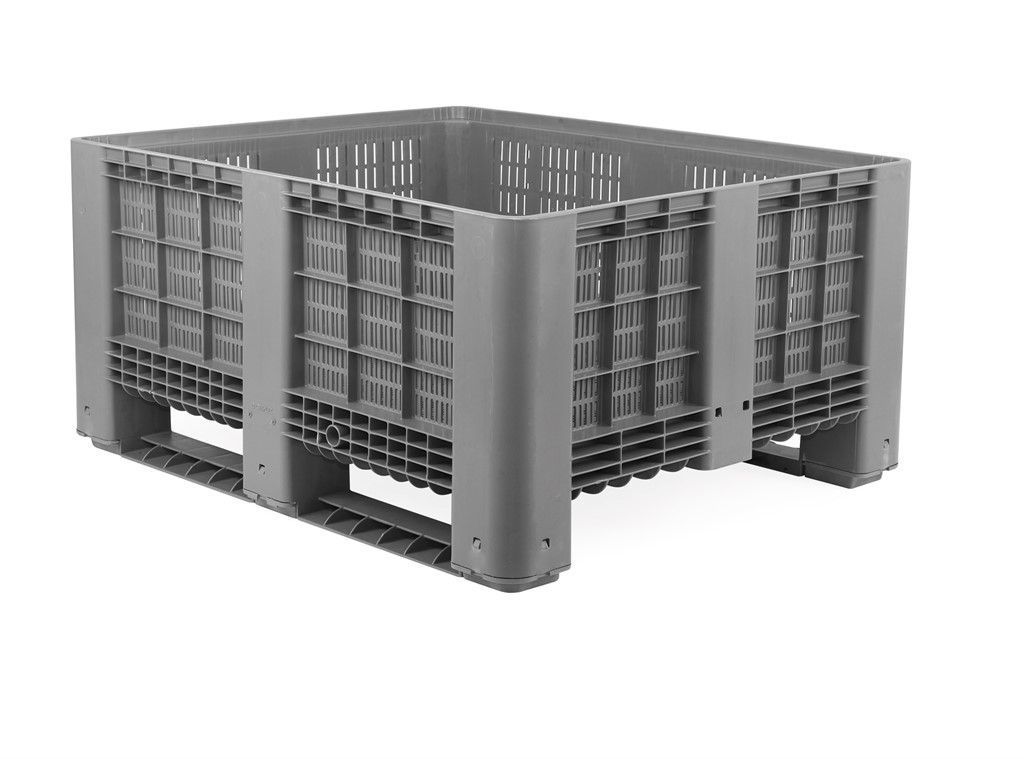 Caisse-palette monobloc étanche en plastique - 120 x 100 cm - Hauteur 90 cm - Capacité 800 litres - Modèle CaissPal Embalogik_3