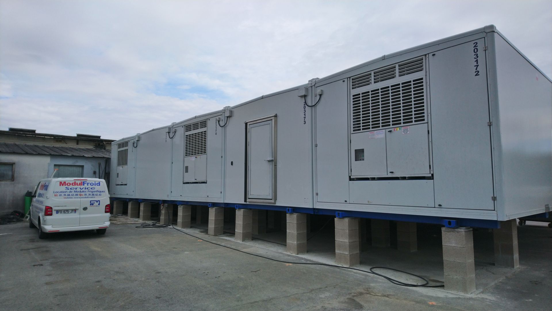 Chambre froide XXL - Assemblage de chambres froides mobiles Superbox sur mesure_4