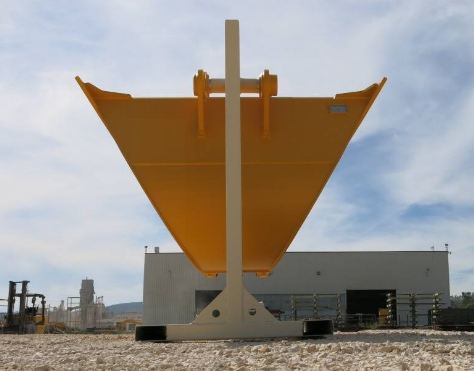 Godet de déchargement élevé Fravizel - grande capacité, pour matériaux légers_3