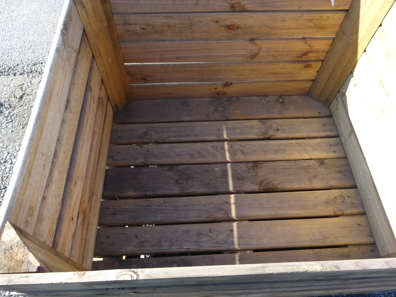 Palox en bois pour transport et stockage, commande minimum par pile de 4 unités