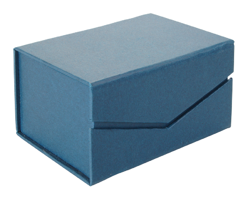 Bloc prisme en verre - transparent - livré dans boîte cadeau bleue - 583,33 g_3