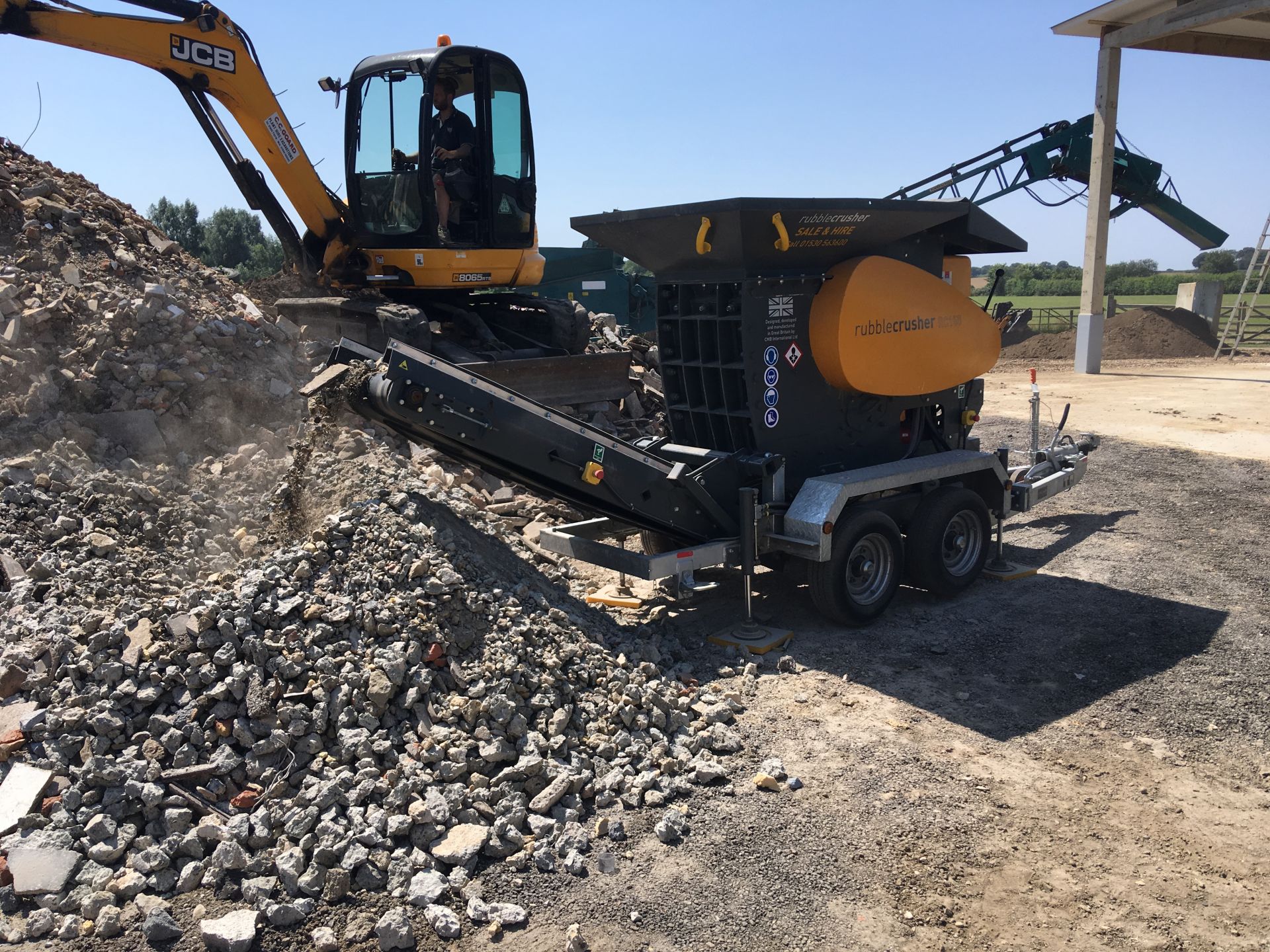 Concasseur Rubble Crusher fabriqué au Royaume-Uni
