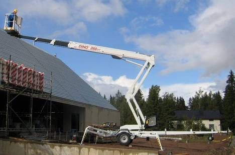 Nacelle tractable Dinolift, hauteur de levage 26 m, capacité de charge 215 kg_3