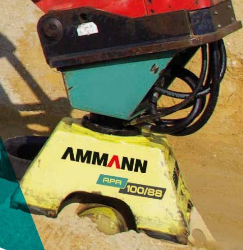 Plaque de compactage adaptable pour pelle de 10 à 40 tonnes - Ammann France - APA 100/88 avec système de limitation de vibration_3
