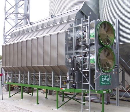 Séchoir vertical automatique à grande capacité - SUKUP - Économie d'énergie et contrôle d'humidité avancé_3