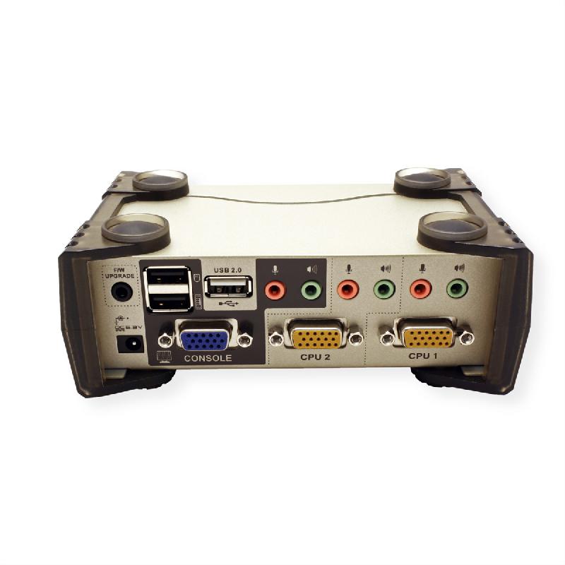 Aten cs1732b switch kvm vga, ps/2-usb, audio, hub usb, 2 ports_3