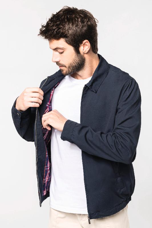 Blouson de travail Harrington - Réf: K623 - Kariban - 100% coton, tissu canvas, fermeture zippée métal_3