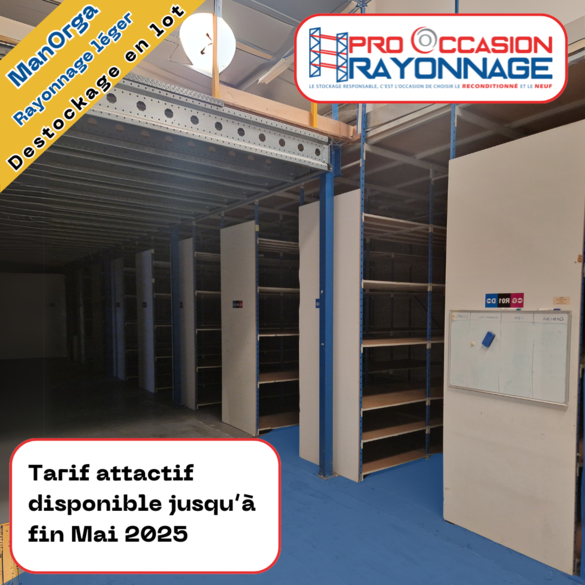 Rayonnage léger - 63 m -  ManOrga Flip_3