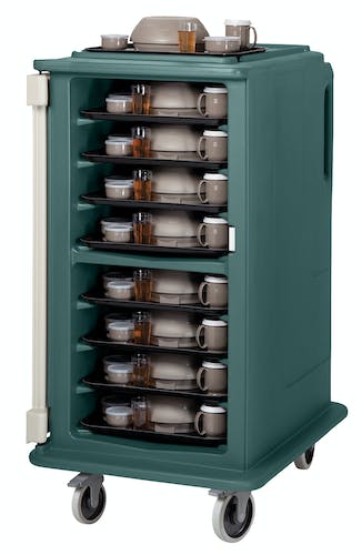 Chariot de distribution de plateaux repas - 16 plateaux - pour hôpitaux, maisons de convalescence ou prisons_3