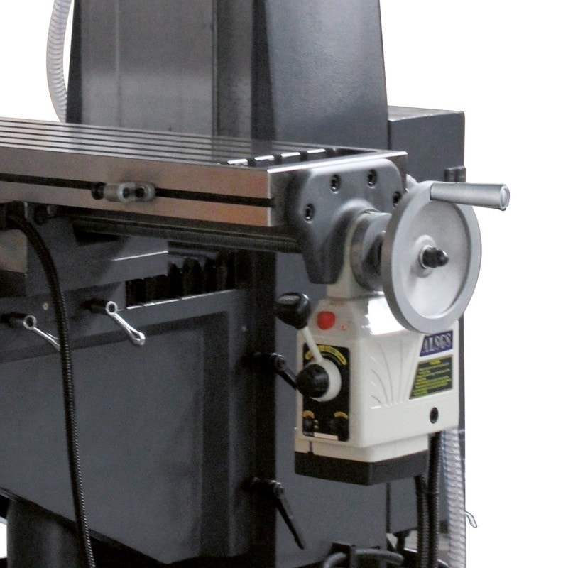 Fraiseuse universelle Optimum MT 50E - avance automatique, col de cygne réglable et table orientable ±45°_3