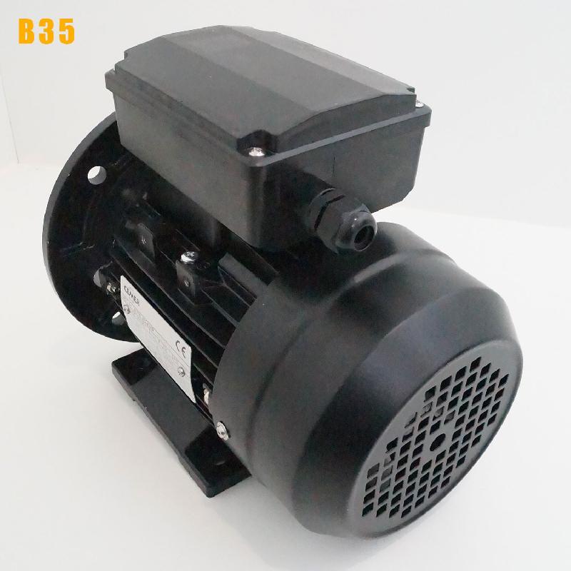 Moteur électrique monophasé 220V - 0,12 kW - 1500 tr/min - Double condensateur CEMER ML6314B35 - Bride B35_3