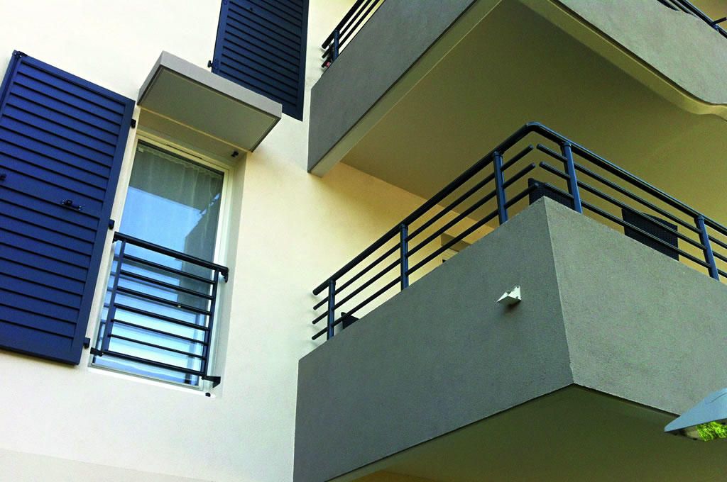 Ariane - Garde-corps en aluminium avec lisses axées - Modèle Horizal à profils ronds_3