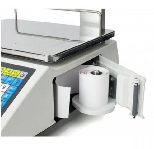 Balance poids-prix avec ticket 15 kg avec colonne conforme à la réglementation loi fiscale_3