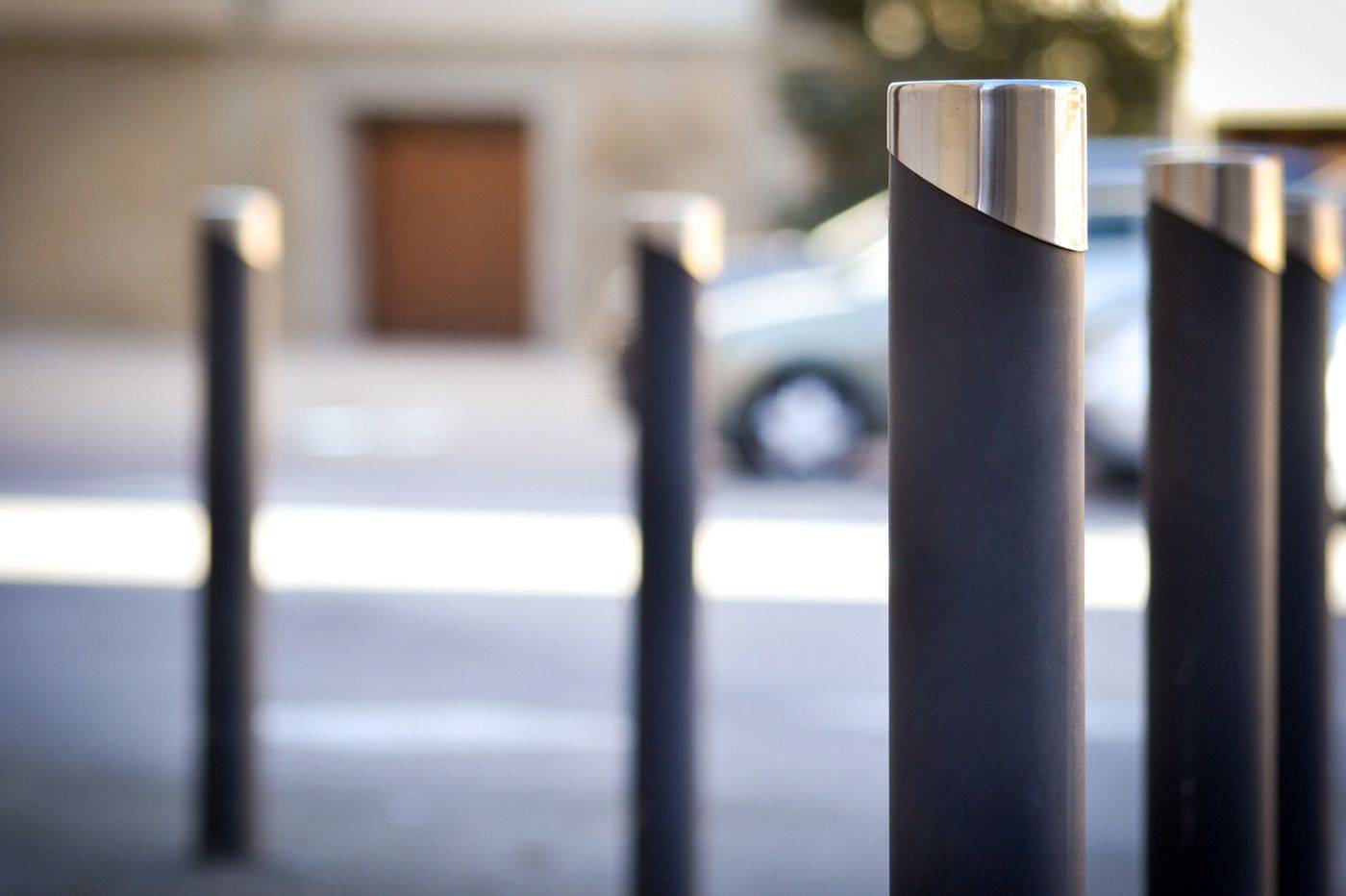 Borne Dalia - h314 - acier avec traitement Ferrus et enjoliveur inox_3