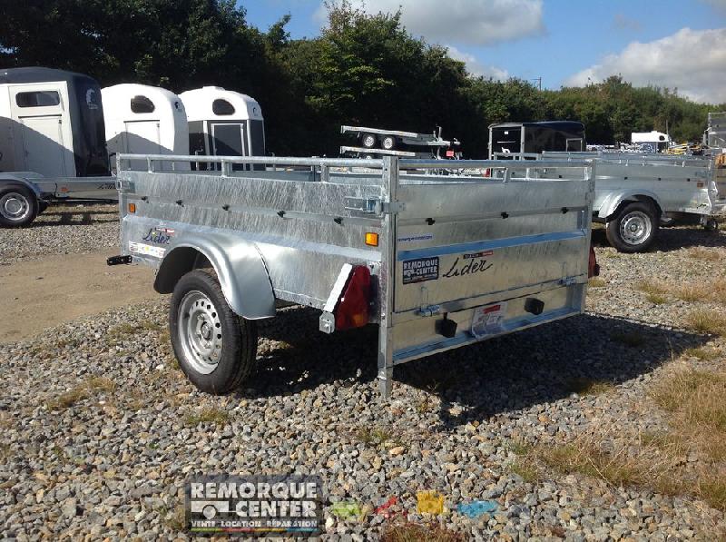 Remorque bagagère renforcée LIDER ROBUST - 1 essieu - PTAC : 750/500 Kg - 200 x 134 cm - Référence -39460/43460 - résistante aux intempéries et polyvalente_3