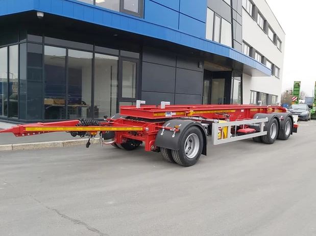 Remorque porte caisson polybenne ptac 19 t / ptac 26_3