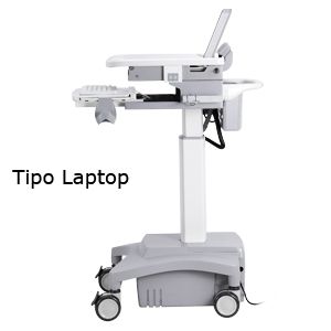 Topcar - Chariot informatique pour médicaments - Conçu pour hôpitaux avec faible nombre de patients_3