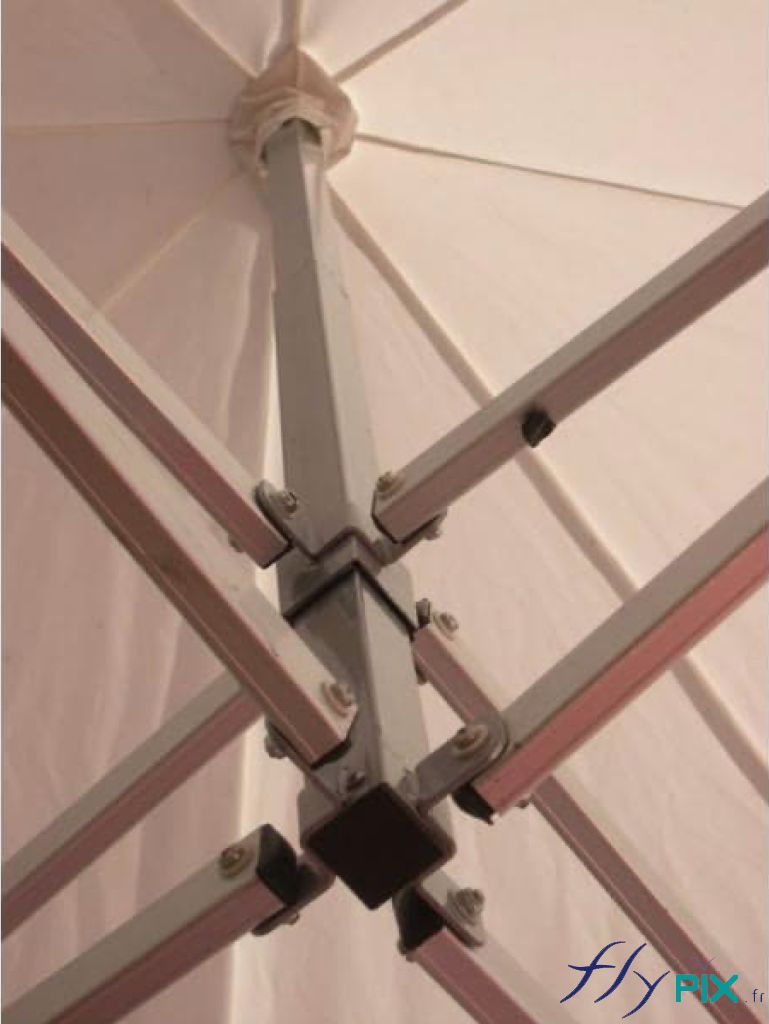 Abris médicaux mobiles - Fly Pix - Tente PMA pliable 6 x 3 m avec armatures - Gamme Pro_3