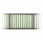 GC3500 barrières urbaines - Urban'NT - acier et bambou avec montants tube carré 70x70mm et remplissage Ø60/70mm_3