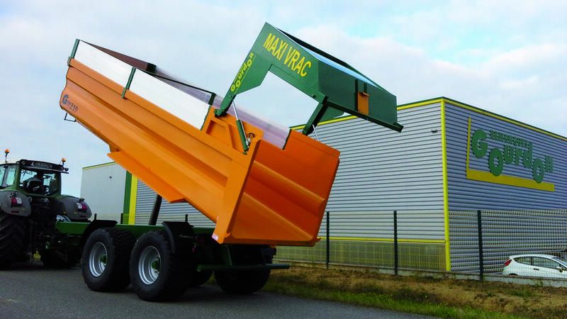 GVM 210 avec rehausses acier et capacité de transport optimisée