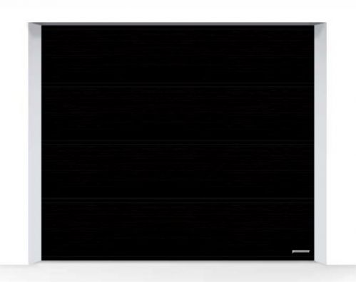 Double porte de garage sectionnelle RenoMatic - anti-effraction, rainure L, surface Slategrain, motorisation incluse_3